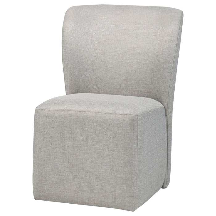 Jaelynn Upholstered Parsons Dining Side Chair Beige (Set of 2)