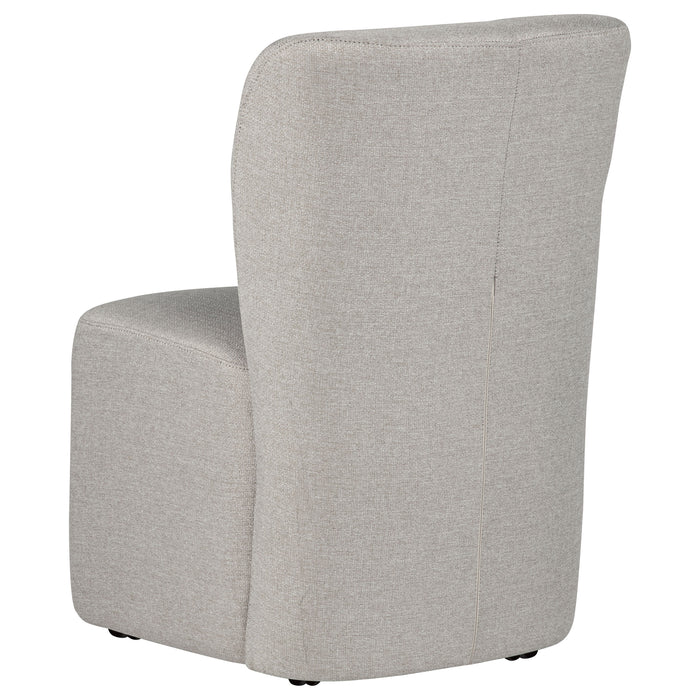 Jaelynn Upholstered Parsons Dining Side Chair Beige (Set of 2)