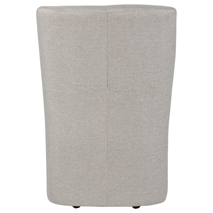 Jaelynn Upholstered Parsons Dining Side Chair Beige (Set of 2)