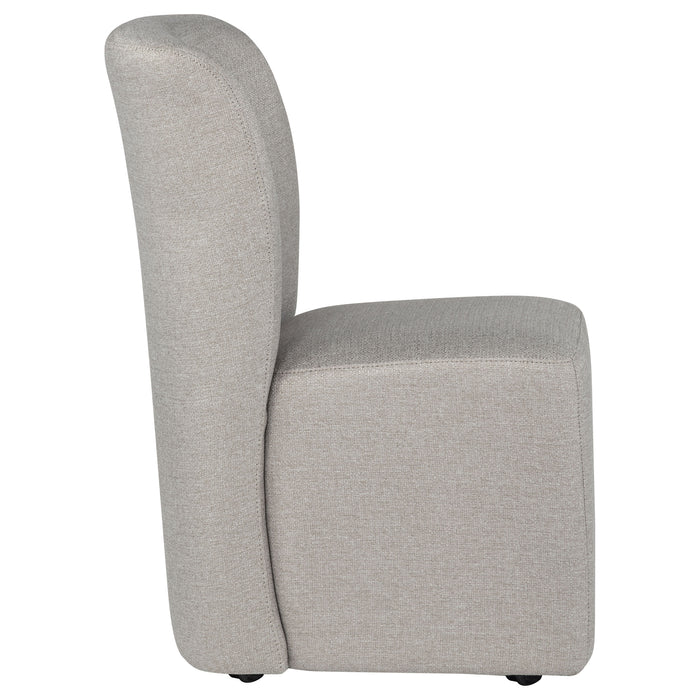 Jaelynn Upholstered Parsons Dining Side Chair Beige (Set of 2)