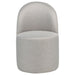 CoasterEveryday Aubrey upholstered barrel dining side chairs in beige, set of 2