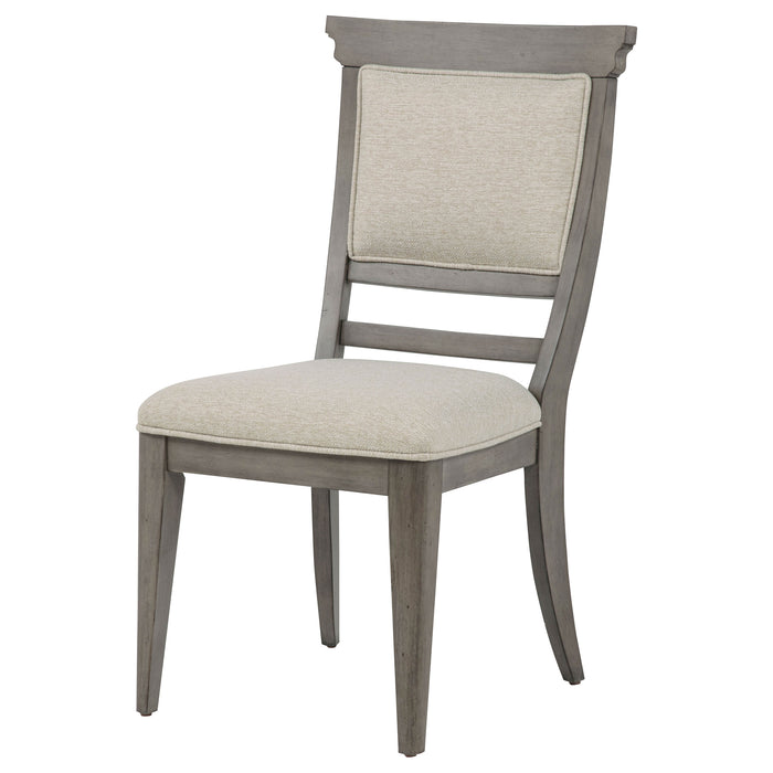 Cresswell Upholstered Dining Side Chair Tan (Set of 2)