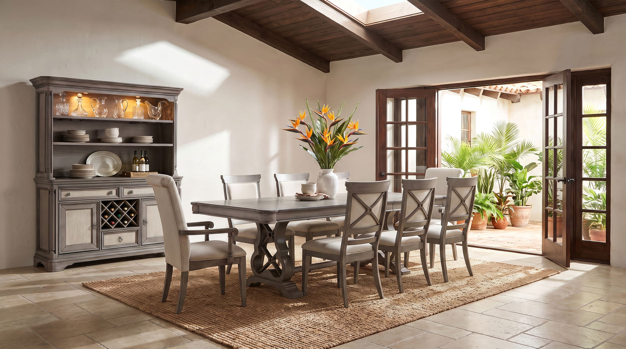 Cresswell Upholstered Dining Side Chair Tan (Set of 2)