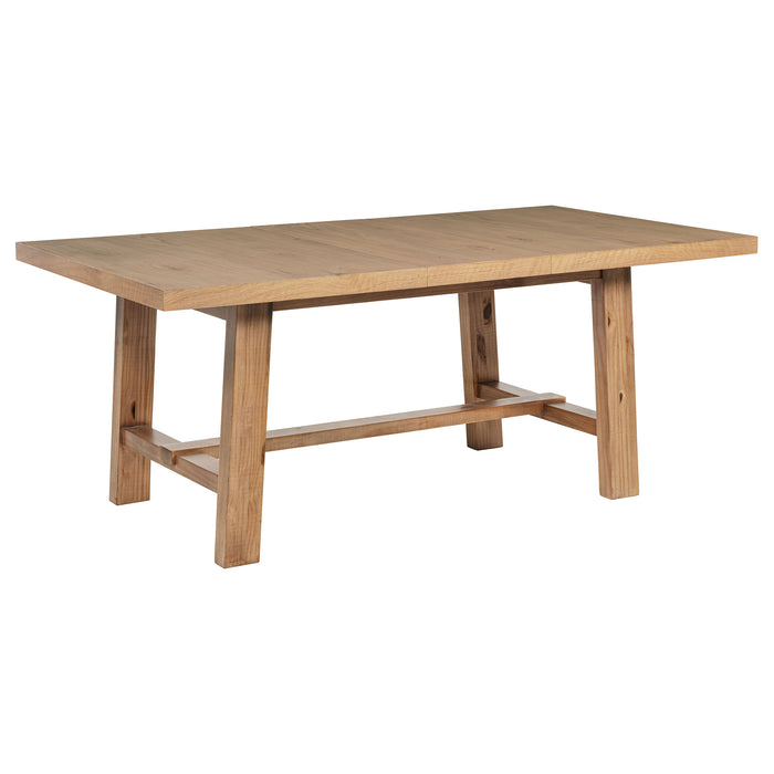 Middleton 6-piece Extension Leaf Dining Set Natural Brown