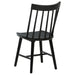 Brown and black Middleton 7-piece extension leaf dining set by CoasterEveryday, showing the table with extension leaf and matching chairs.