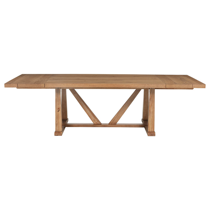 Middleton 10-piece Extension Leaf Dining Set Natural Brown