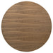 Crestmore 5-piece 46-inch round walnut wood dining table set by CoasterEveryday featuring a sturdy table and matching chairs.