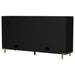 Black Arini 2-drawer cane door dining sideboard server by CoasterEveryday