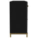 Arini black 2-drawer cane door dining sideboard server by CoasterEveryday