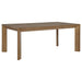 CoasterEveryday Bruner 72-inch rectangular wood dining table in natural brown finish