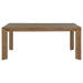 CoasterEveryday Bruner 72-inch rectangular wood dining table in natural brown finish