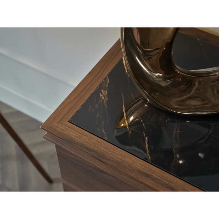 Bellona Montego Brown Leather Storage Bedroom Set – Queen & King Size