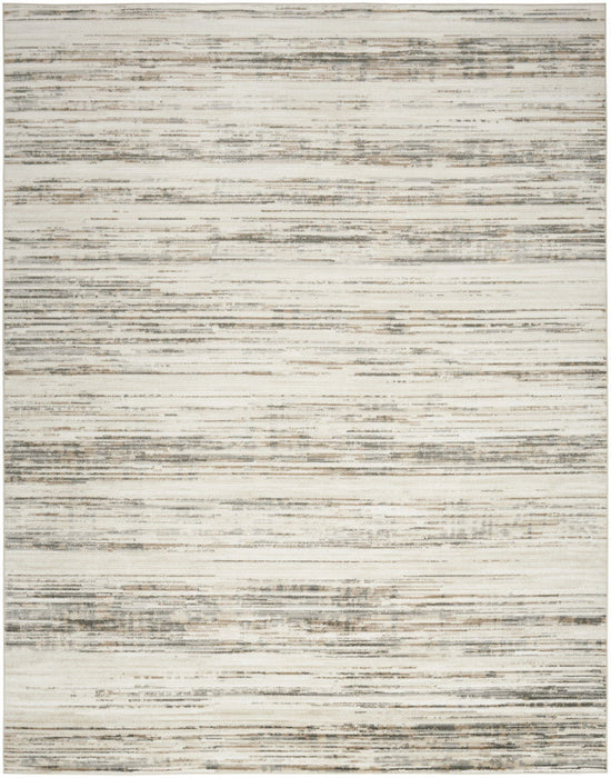 10' X 14' Abstract Distressed Area Rug (573761) - Ivory