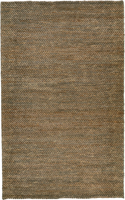 8' x 11' Hand Woven Area Rug - Brown And Gray