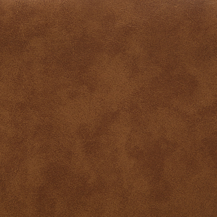 Aiken Faux Leather Upholstered Dining Side Chair Saddle Brown (Set of 4)