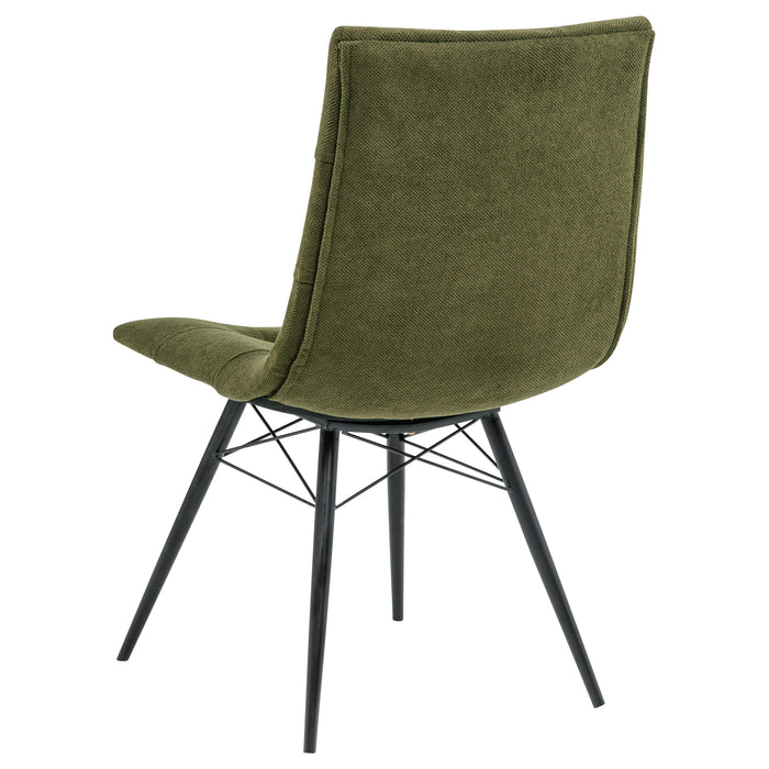 Aiken Fabric Upholstered Dining Side Chair Forest Green (Set of 4)
