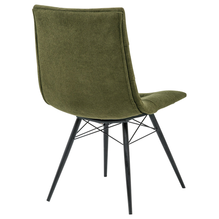 Aiken Fabric Upholstered Dining Side Chair Forest Green (Set of 4)