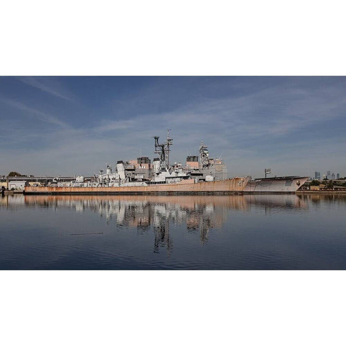 Hand Painted Model Boat (624254) - Gray