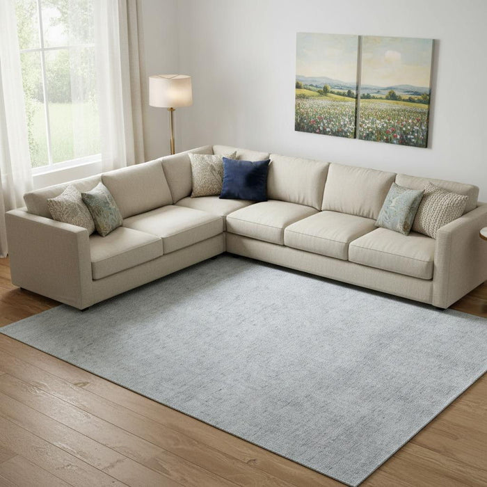 9' X 12' Hand Woven Area Rug (721496) - Gray