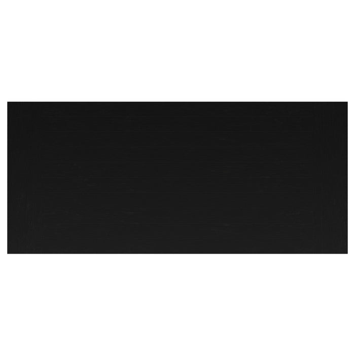 Florence 126-inch Extension Dining Table Distressed Black