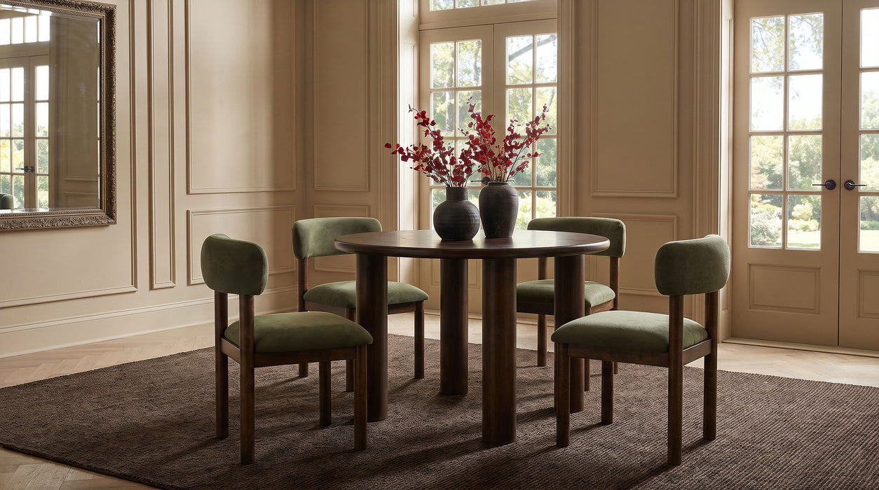Faulkner Upholstered Dining Side Chair Moss Green (Set of 2)
