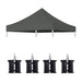 Giga canopy replacement top with 4 pack W8 bags for pop-up tent cover, durable fabric, no frame included.