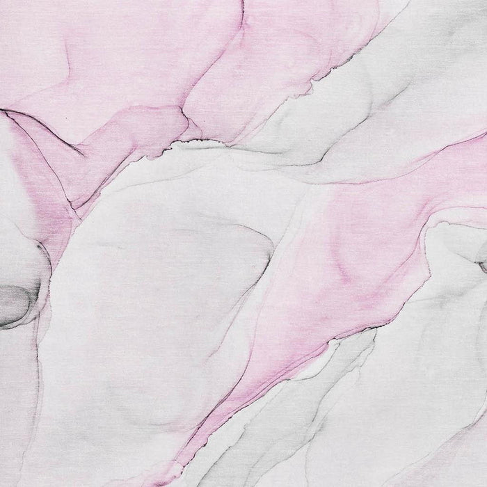 10' X 14' Abstract Washable Area Rug With UV Protection (647152) - Pink / Ivory