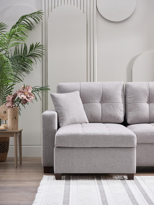 Bellona Mocca Sectional 3 Pieces