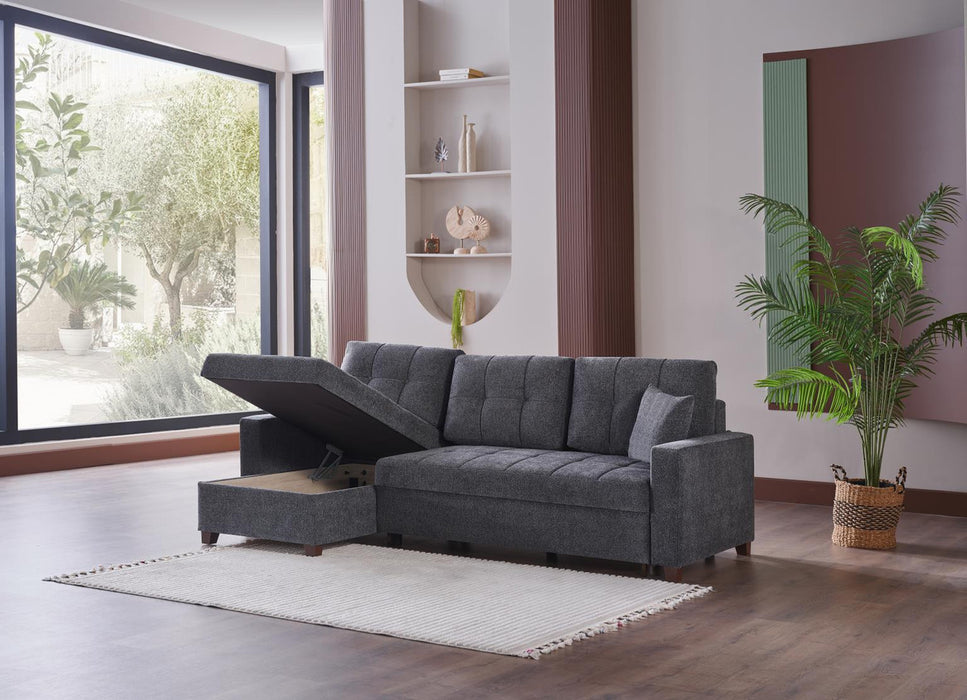 Bellona Mocca Sectional 3 Pieces