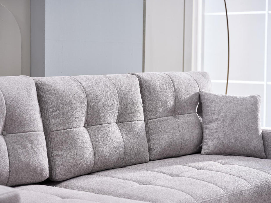 Bellona Mocca Sectional Extra Chaise Part 1 Piece