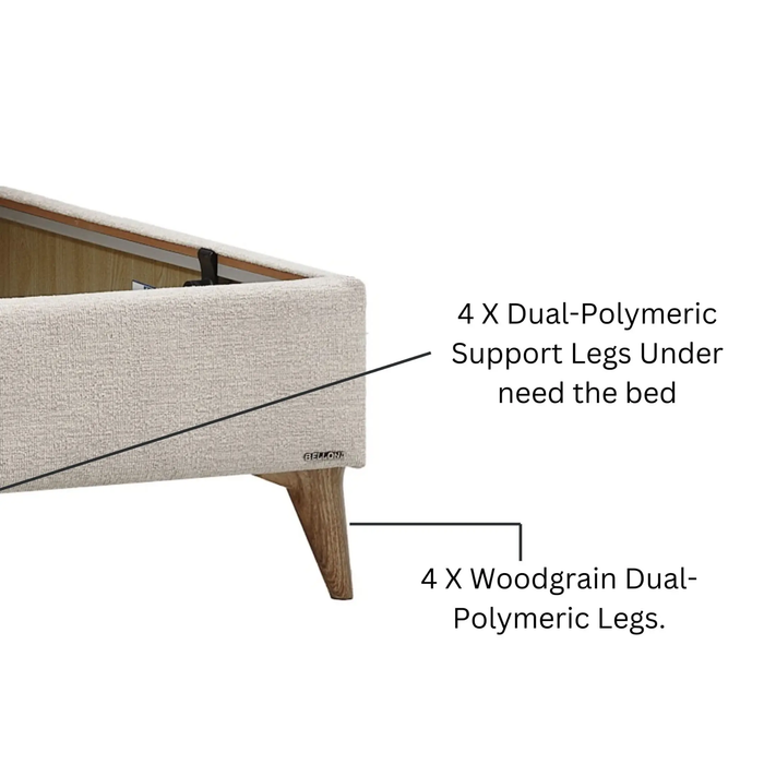 Bellona Mirante Luxe Cream Storage Bedroom Set – Queen & King Size