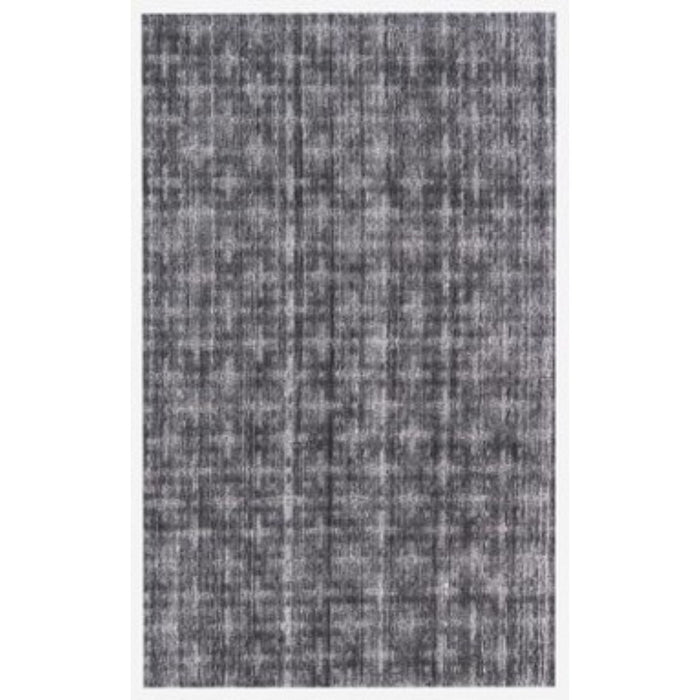 9' x 12' Grey Medallion Hand Loomed Area Rug - Brown And Dark