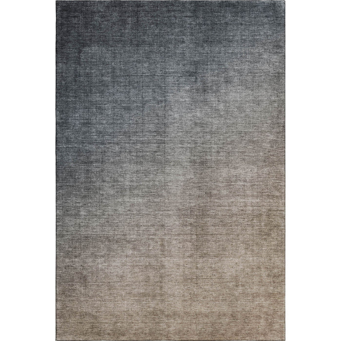 9' X 12' Ombre Washable Area Rug With UV Protection (649671) - Gray / Brown