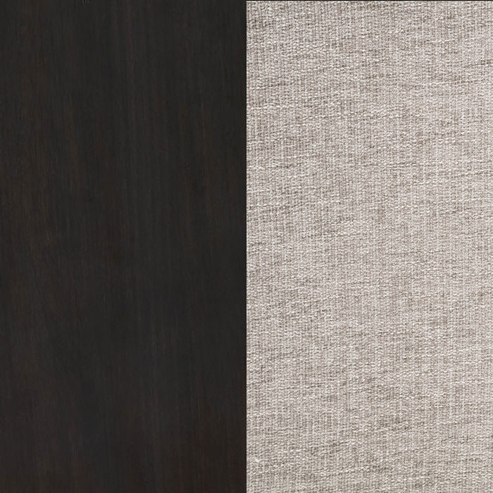 Phelps Upholstered Dining Side Chair Tan Distressed Noir (Set of 2)