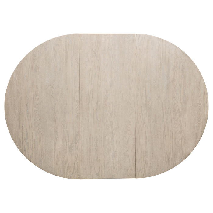 Orrison 5-piece Oval 62-inch Extension Leaf Dining Set Linen