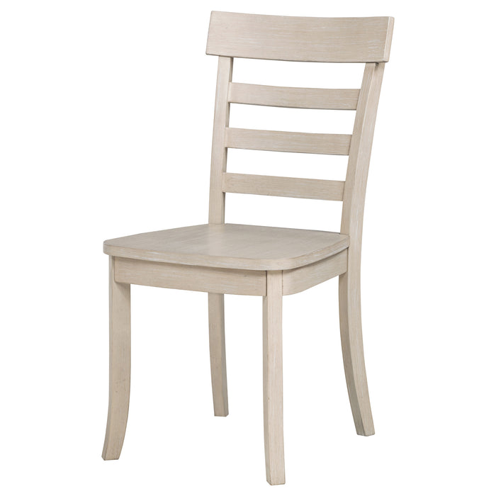 Orrison Ladder Back Dining Side Chair Linen (Set of 2)