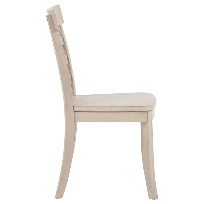 Orrison Ladder Back Dining Side Chair Linen (Set of 2)