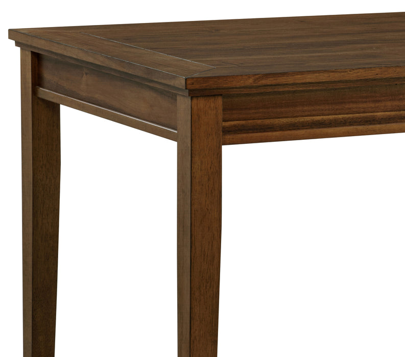 Atwood 5-piece Rectangular Wood Dining Set Warm Brown