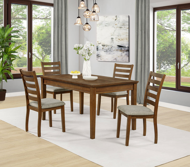 Atwood Rectangular Wood Dining Table Warm Brown