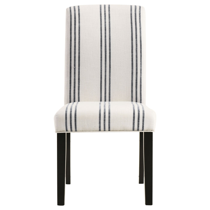Herran Upholstered Dining Side Chair Beige (Set of 2)