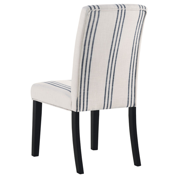 Herran Upholstered Dining Side Chair Beige (Set of 2)