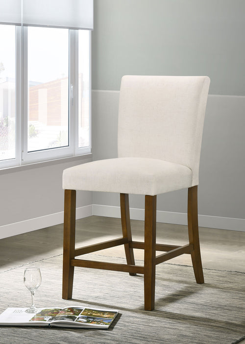 Paxton Upholstered Counter Height Dining Chair Beige (Set of 2)