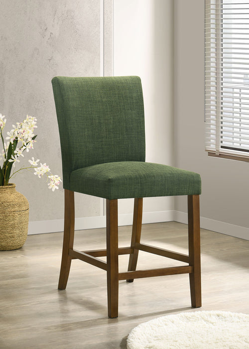 Paxton Upholstered Counter Height Dining Chair Green (Set of 2)