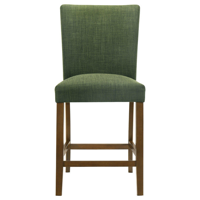 Paxton Upholstered Counter Height Dining Chair Green (Set of 2)