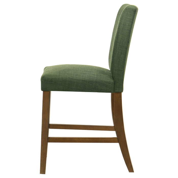 Paxton Upholstered Counter Height Dining Chair Green (Set of 2)