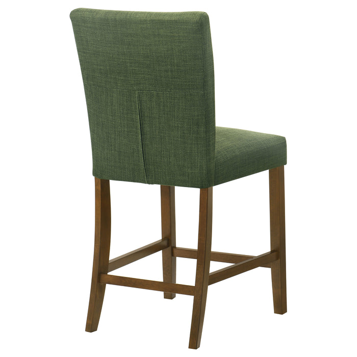 Paxton Upholstered Counter Height Dining Chair Green (Set of 2)