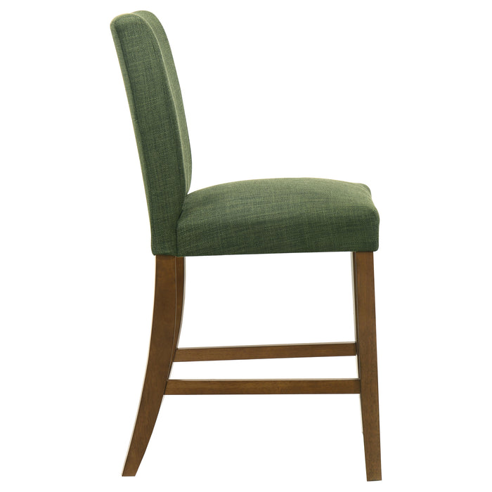 Paxton Upholstered Counter Height Dining Chair Green (Set of 2)