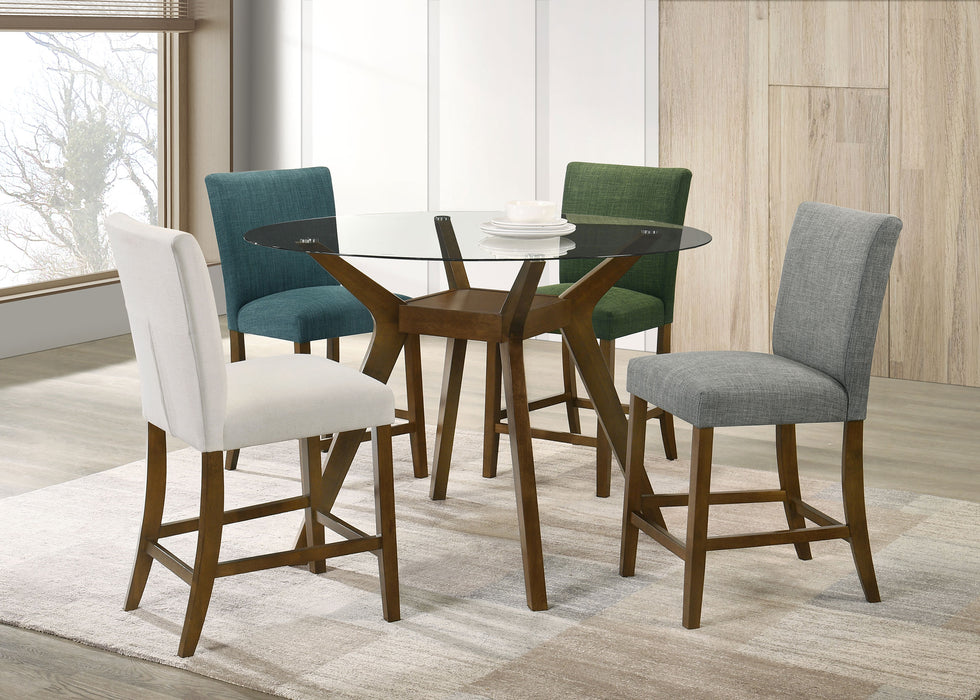 Paxton Upholstered Counter Height Dining Chair Green (Set of 2)