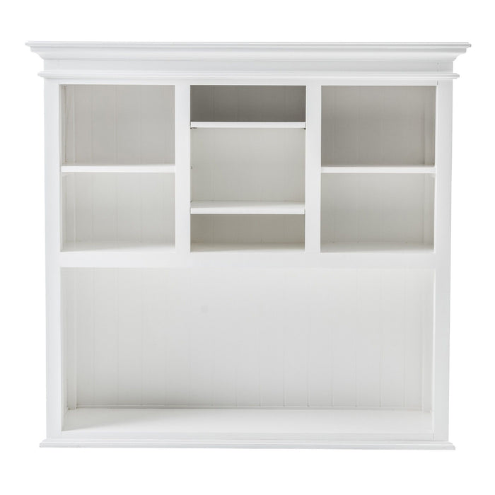 Adjustable Two Tier Bookcase - White
