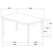 CoasterEveryday Andrews 7-piece dining set with light ash chairs and white table finish